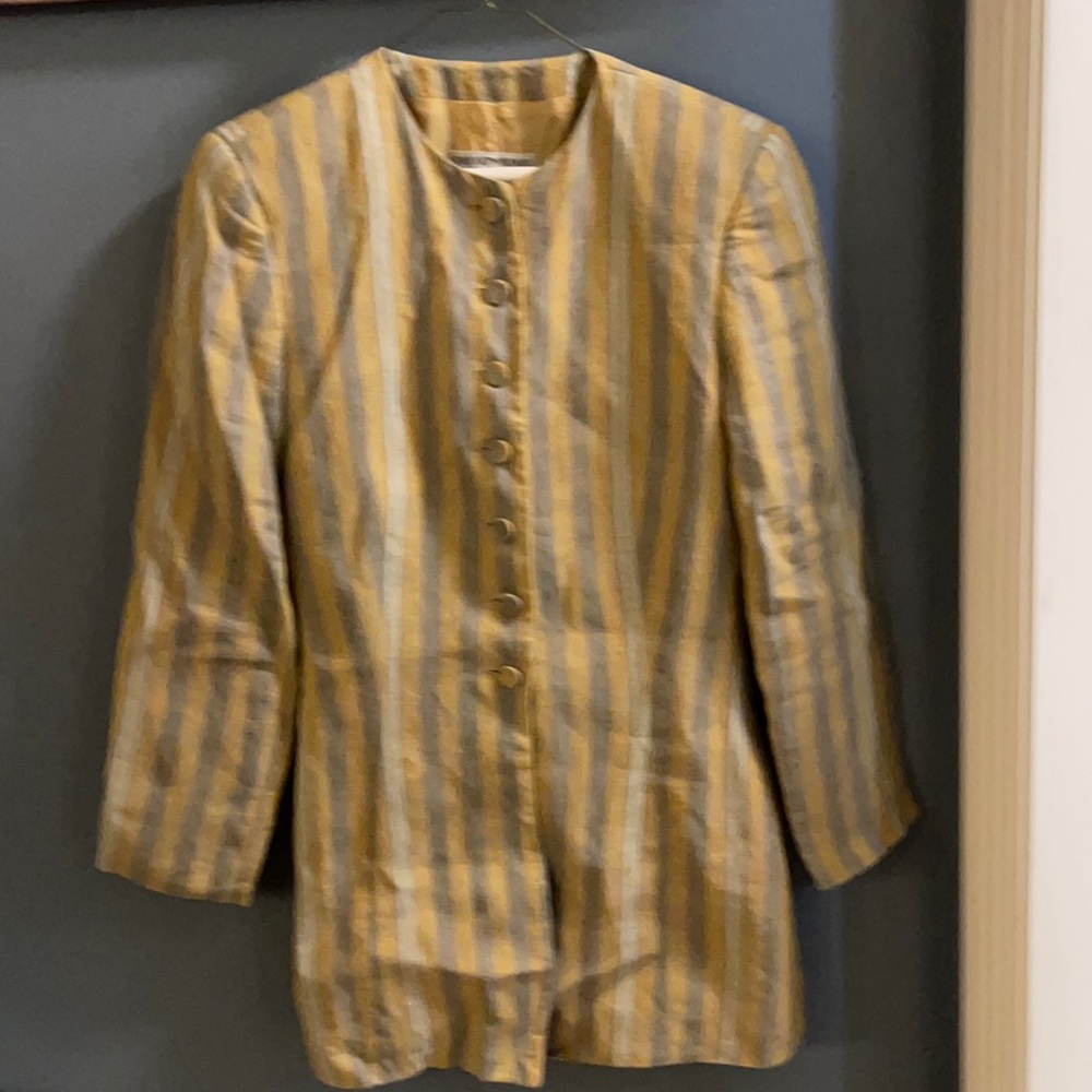 Vintage 90’s stripped Griorgio Armani minimal Blazer/tunic size M
